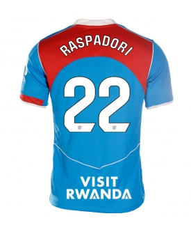 Atletico Madrid Giacomo Raspadori #22 Maglia Gara Terza Repliche 2025-26 Donna Maniche Corte